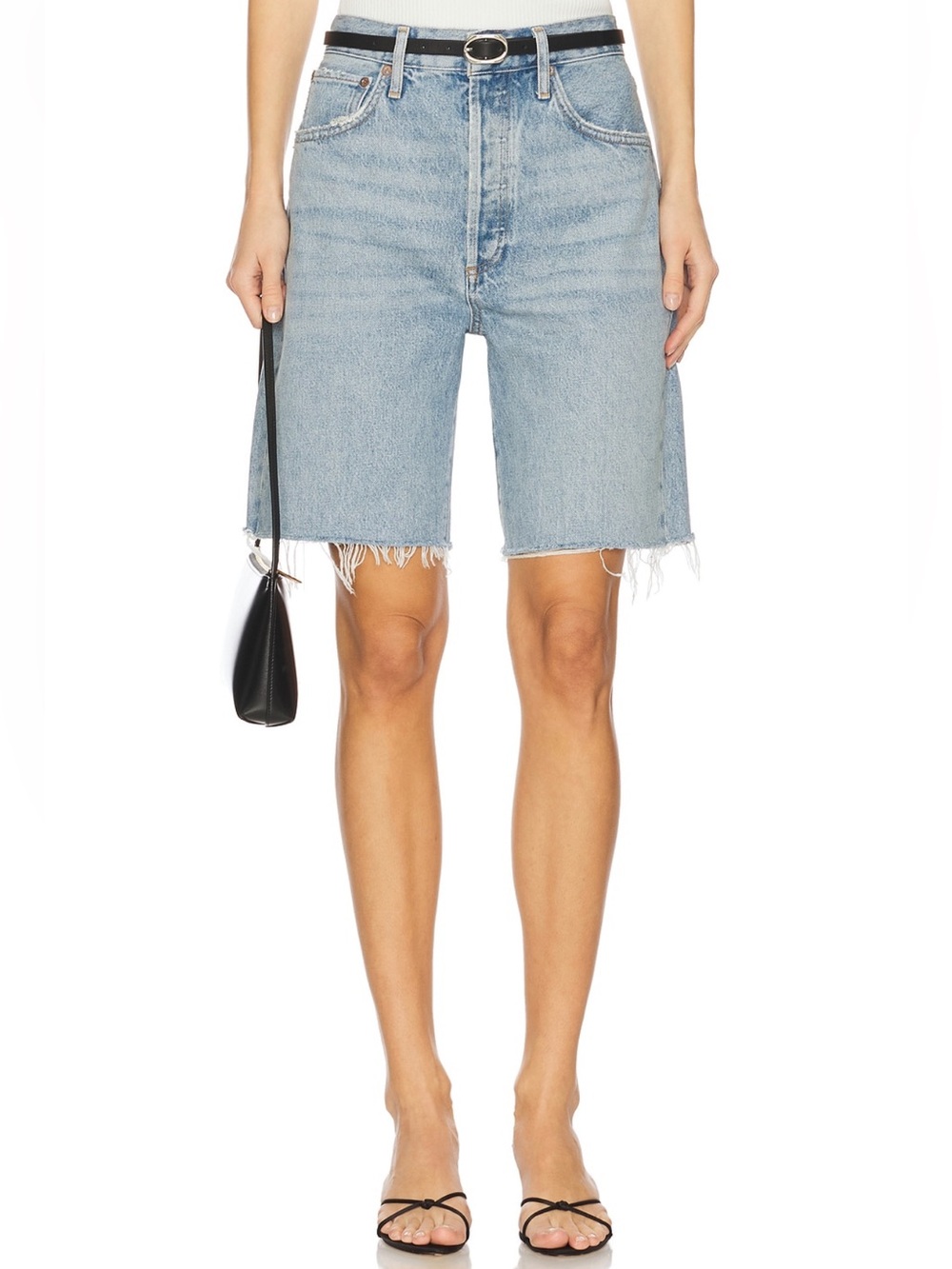 Agolde 90’s shorts Light Blue Denim Bermuda Shorts